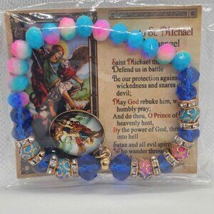 Brand New Saint Michael The Archangel Bracelet